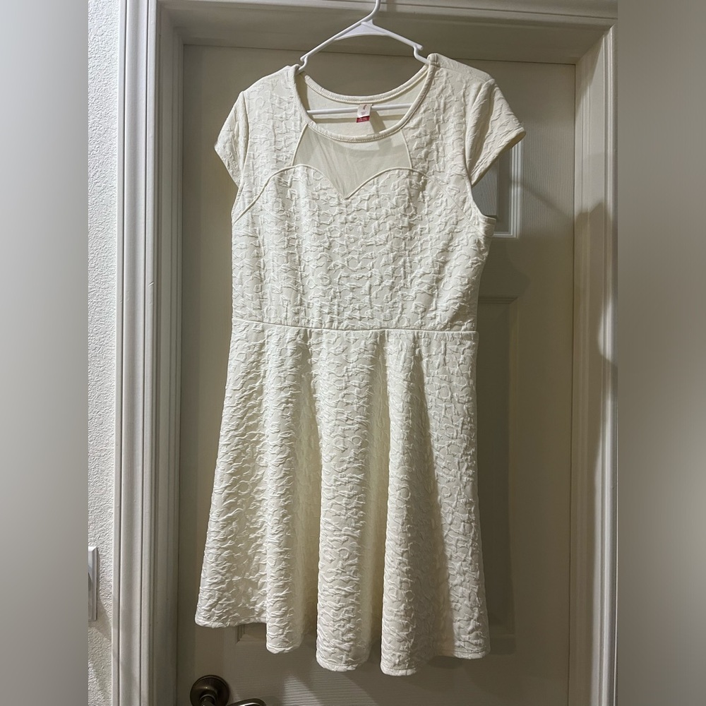 White Skater Skirt Dress